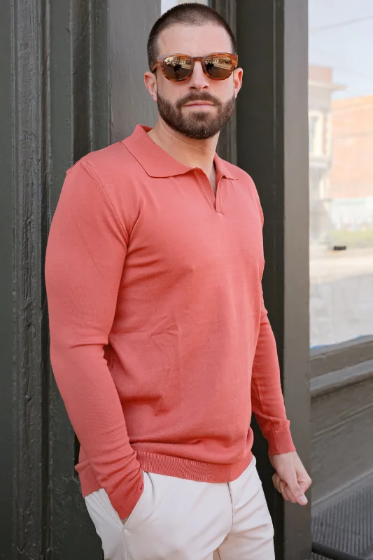 Reduced Rates Johnny Polo Sweater - Brick