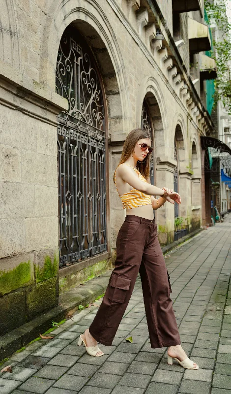 Weekend Savings Bonanza Carob straight fit Pant