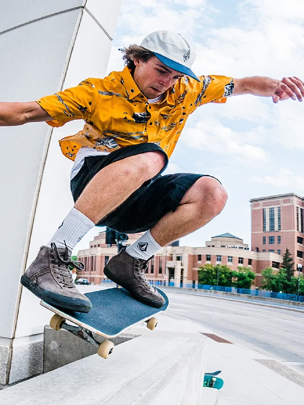 Don't Wait Skate Vitals Short Sleeve Shirt - Sunburst