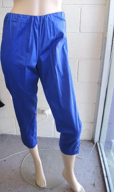 Sale Event Swish Cotton Blend 3/4 Pants (Electric Blue or Hot Pink)