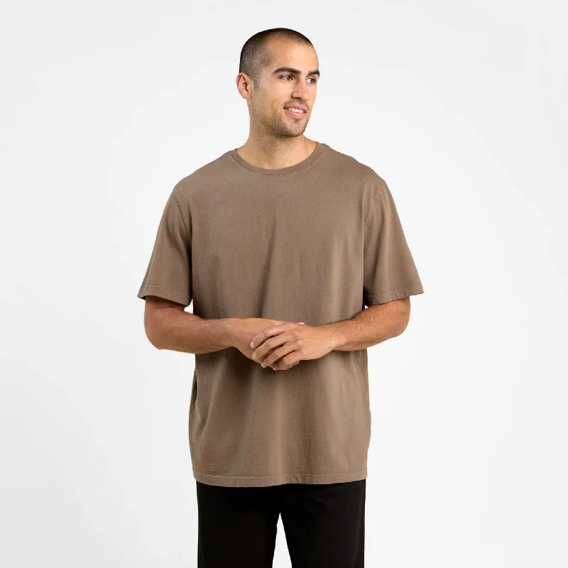 Weekend Savings Spree Boxy Tee | Mocha