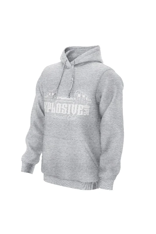 Super Bargain XAPE Strength Club Hoodie - Grey