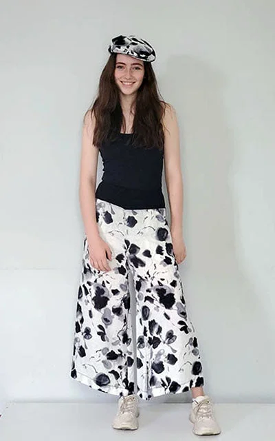 Weekend Discounts to Relish Southwest Gaucho Pants - Linens (Multi-Floral - One Left!)