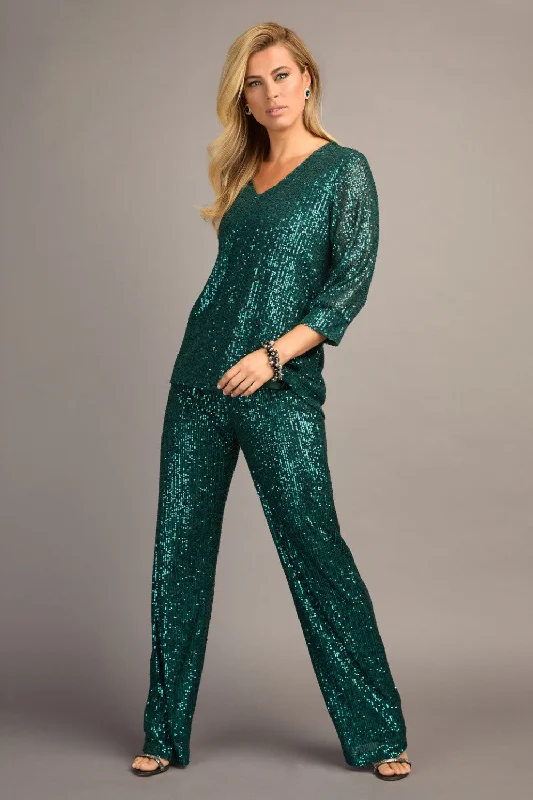 Weekend Deals That Sparkle Frank Lyman Pant 234245-EMRLD Emerald