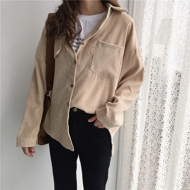 Price Smash New Vintage Long Sleeve Shirts Spring and autumn Women Solid Batwing Sleeve Blouse Warm Corduroy blouses Women Tops Price Smash New Vintage Long Sleeve Shirts Spring and autumn Women Solid Batwing Sleeve Blouse Warm Corduroy blouses Women Tops