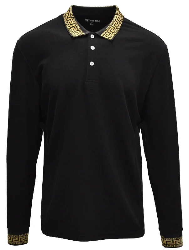 Instant Discount L/S Fashion Polo | Stacy Adams