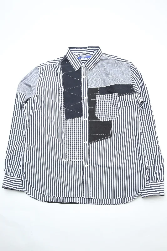 One-DAY Sale JUNYA WATANABE MAN - MEN'S SHIRT - WHT/BLK X MIX - {WM-B001-S24}