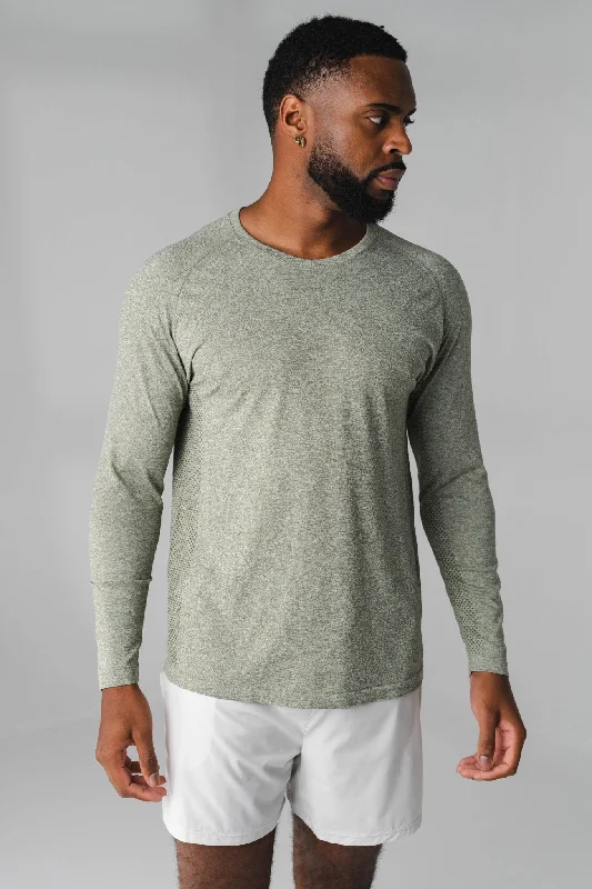 Season Finale Sale Vitality Kinetic® Long Sleeve Tee - Willow Marl