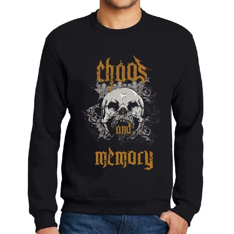 Daily Deals Ultrabasic - Homme Imprimé Graphique Sweat-Shirt Chaos and Memory Noir Profond Daily Deals Ultrabasic - Homme Imprimé Graphique Sweat-Shirt Chaos and Memory Noir Profond