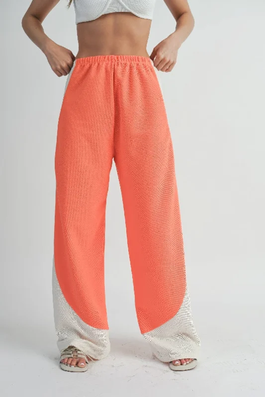 Weekend Savings Spectacular Two Toned Wide Leg Pants
