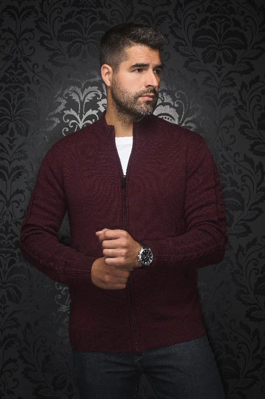 Weekend Deals That Spark Au Noir® Sweaters | Esteban Burgundy