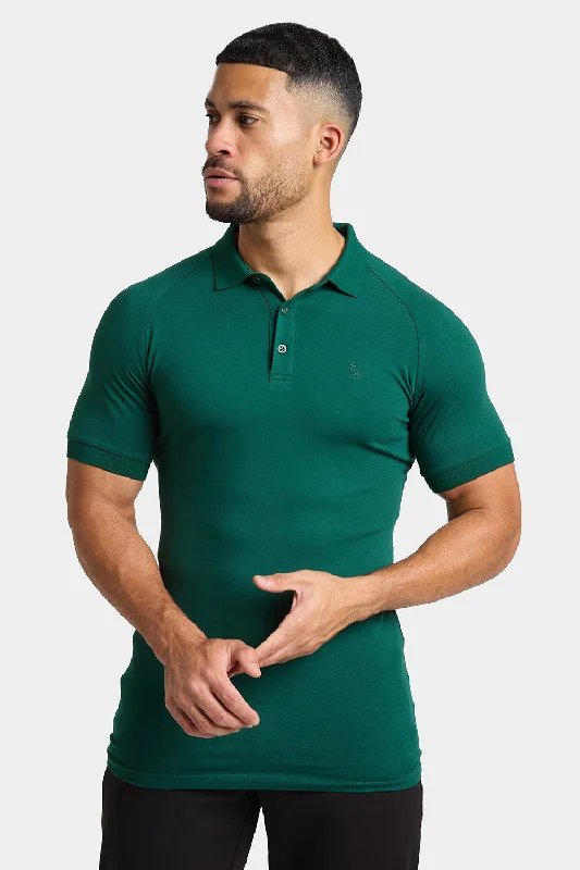 YEAR-End Clearance Athletic Fit Polo Shirt in Oxidised Green