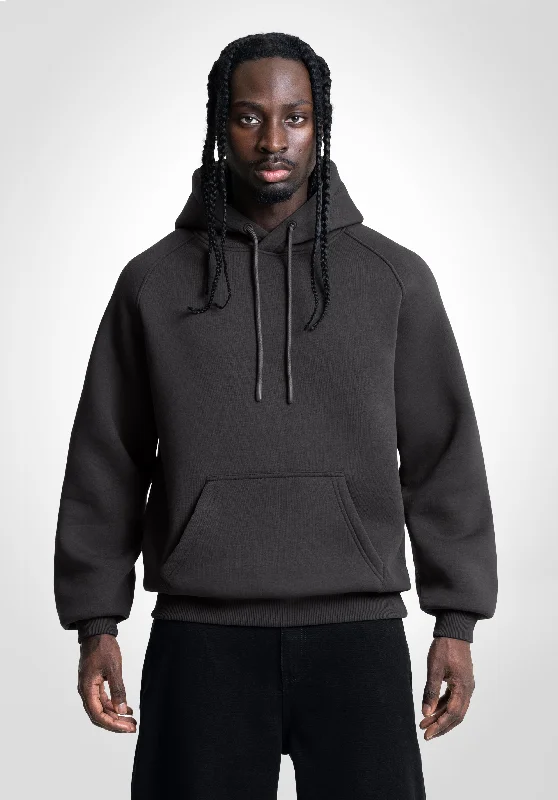 Price Break Boxy Raglan Hoodie - Slate Grey