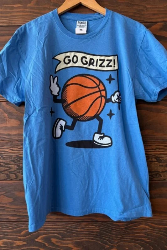 Stock Clearance Go Grizz Blue Tee