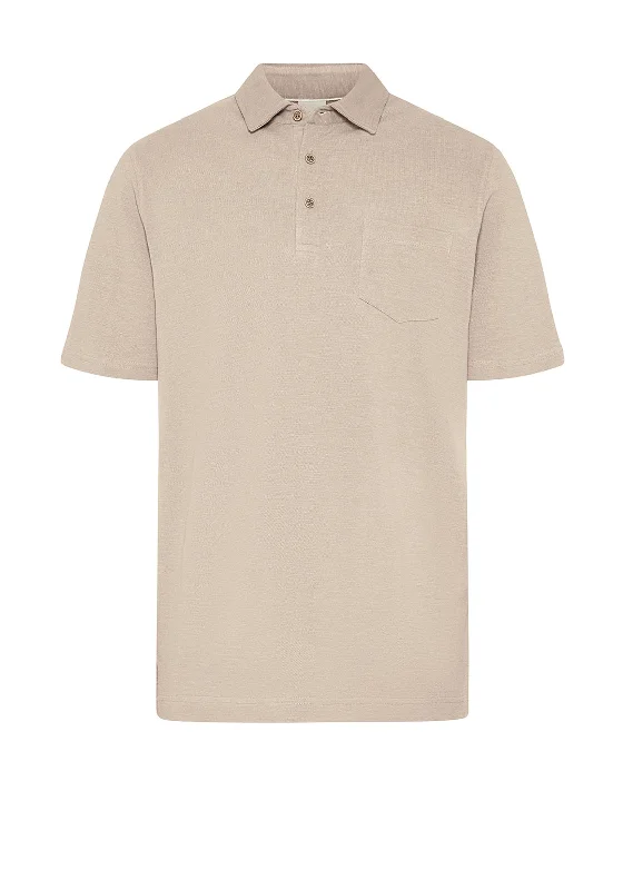Extra Savings Bugatti Pocket Polo Shirt, Cream