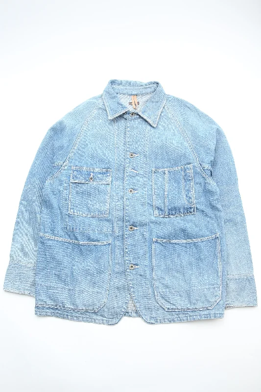 Lowest Price Kapital 12oz Denim CACTUS Coverall (LIGHT) - Midtone - (EK-1406)