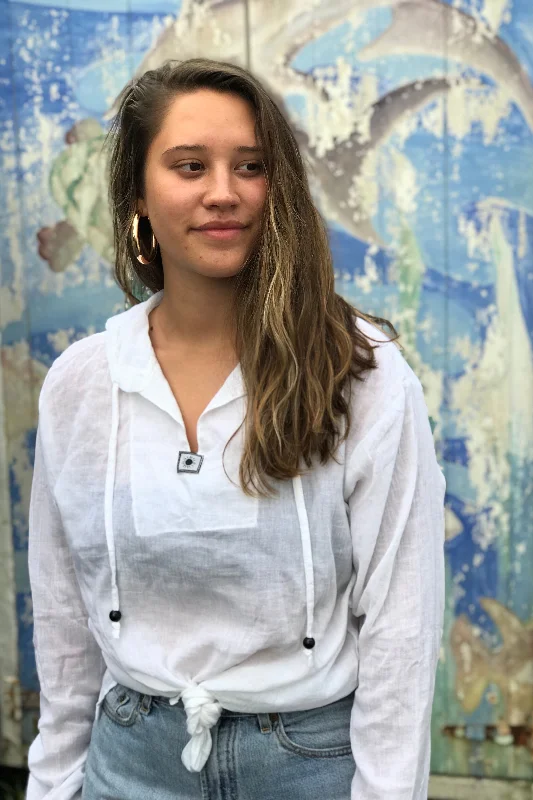 Weekend Deal 100% Cotton Shirts - Open Collar Sun - Long Sleeve (Hood)