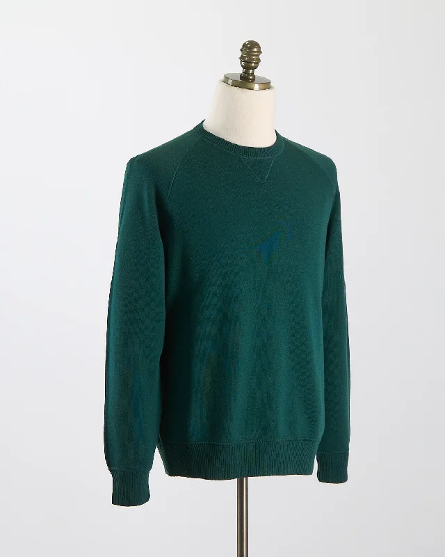Weekend Price Cuts Galore 100% Worsted Merino Casual Crewneck Sweater