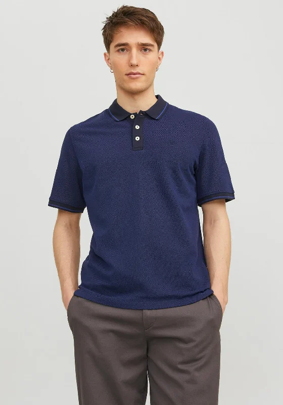 Special Discount Jack & Jones Bluwin Polo Shirt, Night Sky