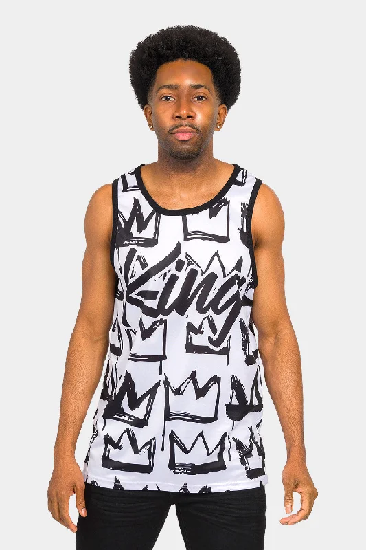 Price Slash Crowned King Tank Top