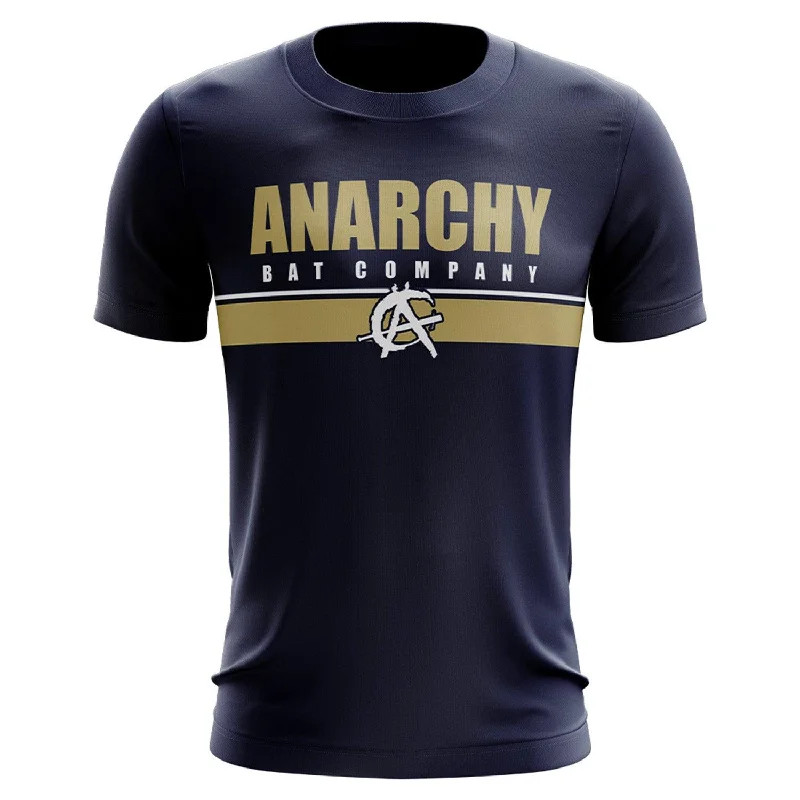 Your Weekend, Your Savings Anarchy Bat Company Short Sleeve Shirt - Retro (Navy/Vegas Gold/White) Your Weekend, Your Savings Anarchy Bat Company Short Sleeve Shirt - Retro (Navy/Vegas Gold/White)