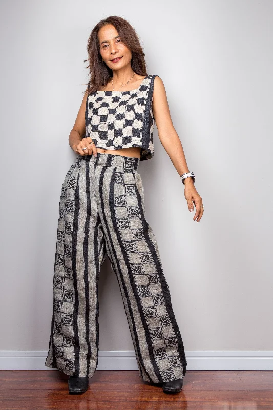 Early Access Striped Hemp Pants