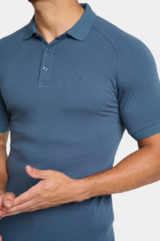 Quick Sale Athletic Fit Polo Shirt in Dark Teal