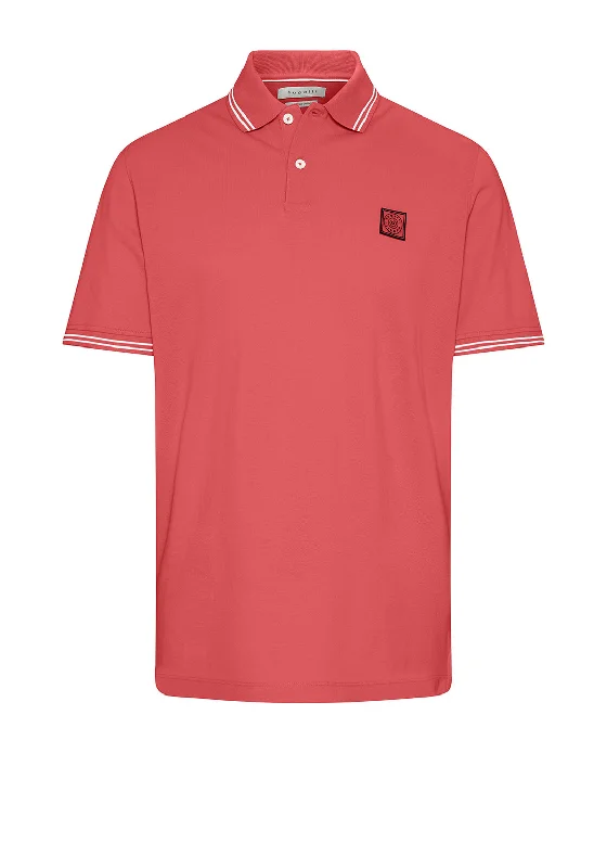 Fantastic Offers Bugatti Stripe Contrast Polo Shirt, Neon Pink