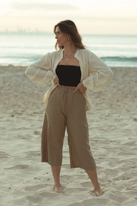Year-End Sale 3/4 Vacation Pant Plain