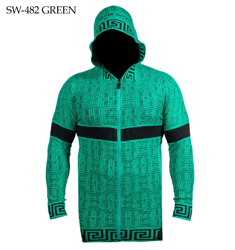 Deal Explosion L/S Full Zip Hooded Sweater