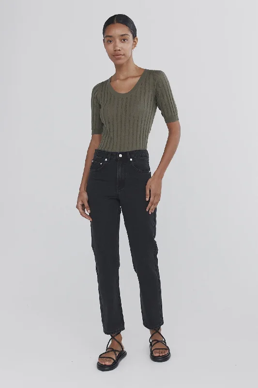 Can't Beat Straight Leg Jean - Black