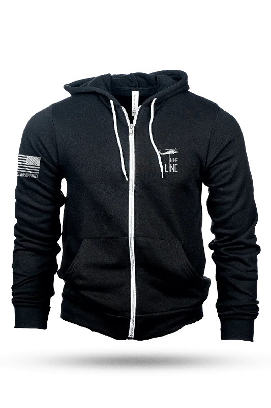 Bargain Blast Dropline Logo - Full-Zip Hoodie