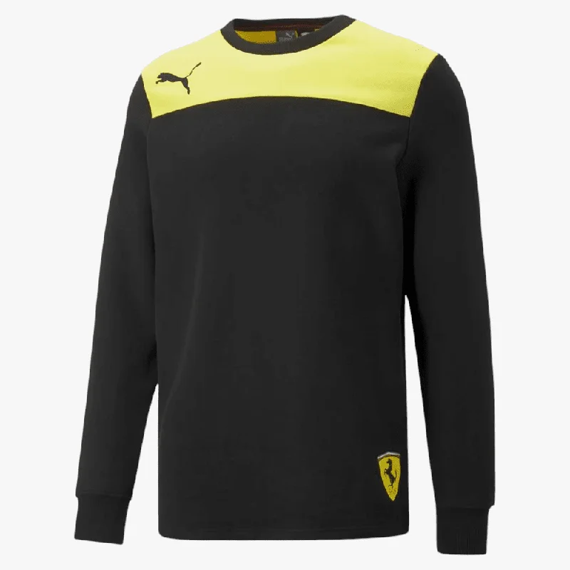 Limited Stock Puma Mens Ferrari Race Assembly Sweater Black