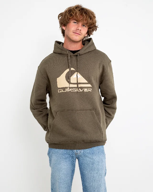 Steals and Deals Big Logo Hoodie in Grape Leaf