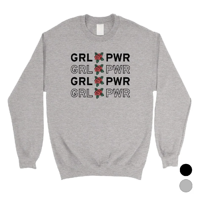 Best Bargains 365 Printing Girl Power Unisex Crewneck Sweatshirt Pullover Funny Birthday Gift Best Bargains 365 Printing Girl Power Unisex Crewneck Sweatshirt Pullover Funny Birthday Gift
