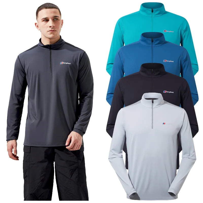 Mega Discount Berghaus Mens Wayside Half Zip Top