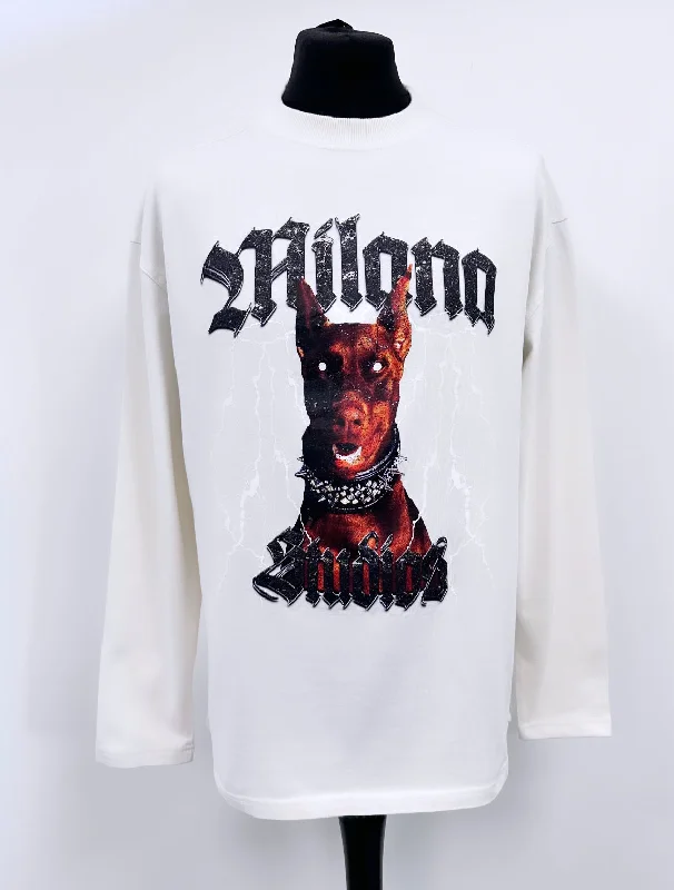 Take Action Cream Heavyweight Graphic Long Sleeve T-shirt.