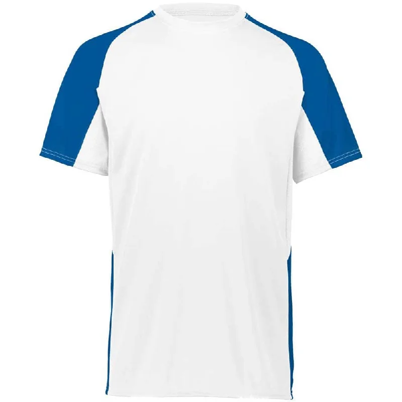 Weekend Shopping Extravaganza Cutter Baseball Jersey White-Royal