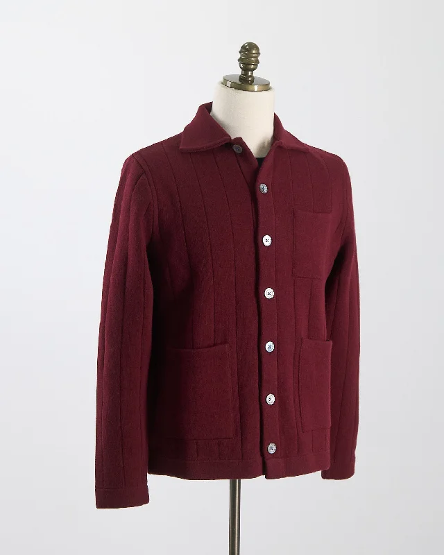 Weekend Wonders Await! 100% Carded Merino Stitch Knit Cardigan