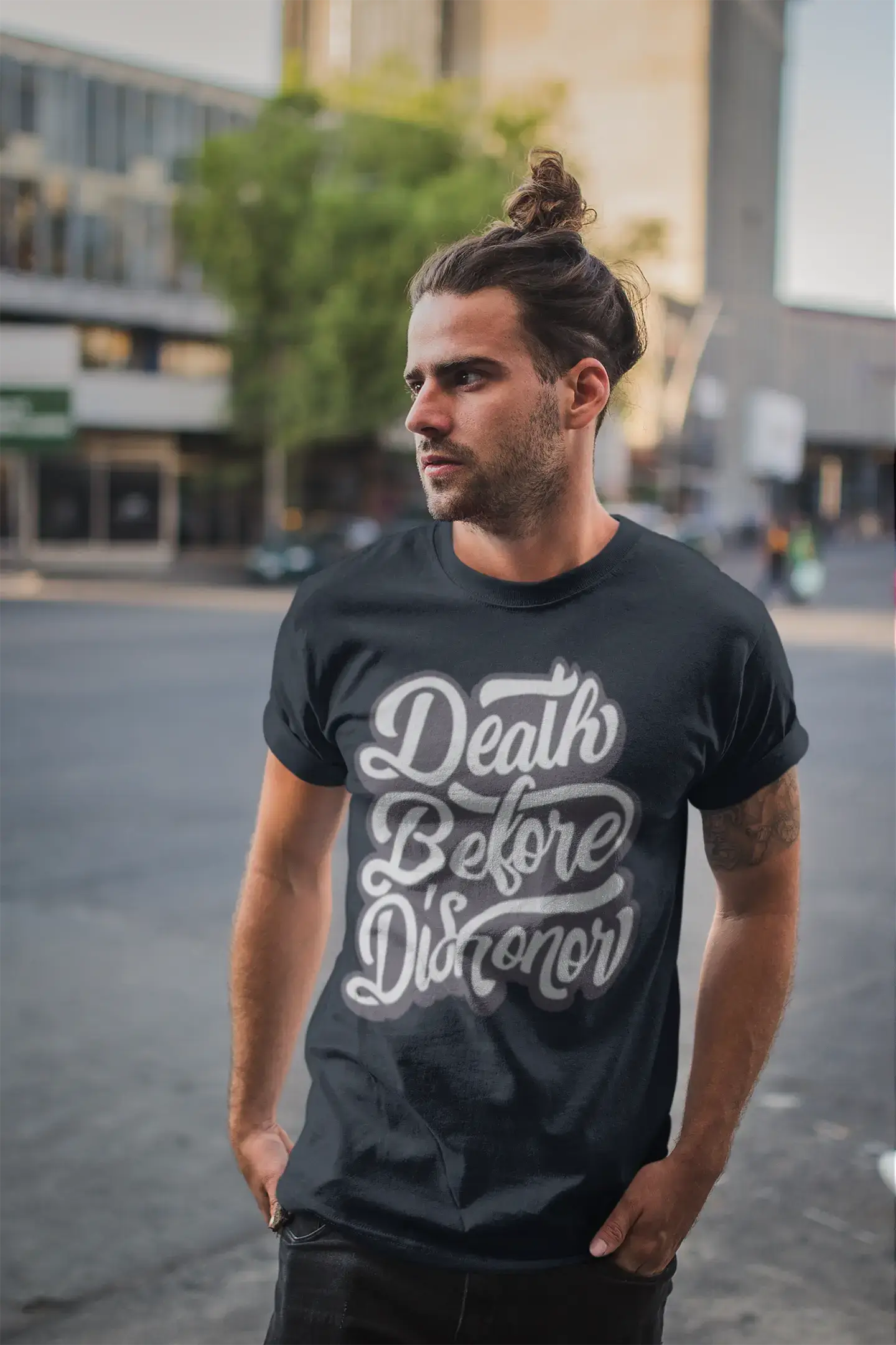 Price Rollback Men's T-Shirt Death Before Dishonor Vintage Shirt Comfortable Apparel