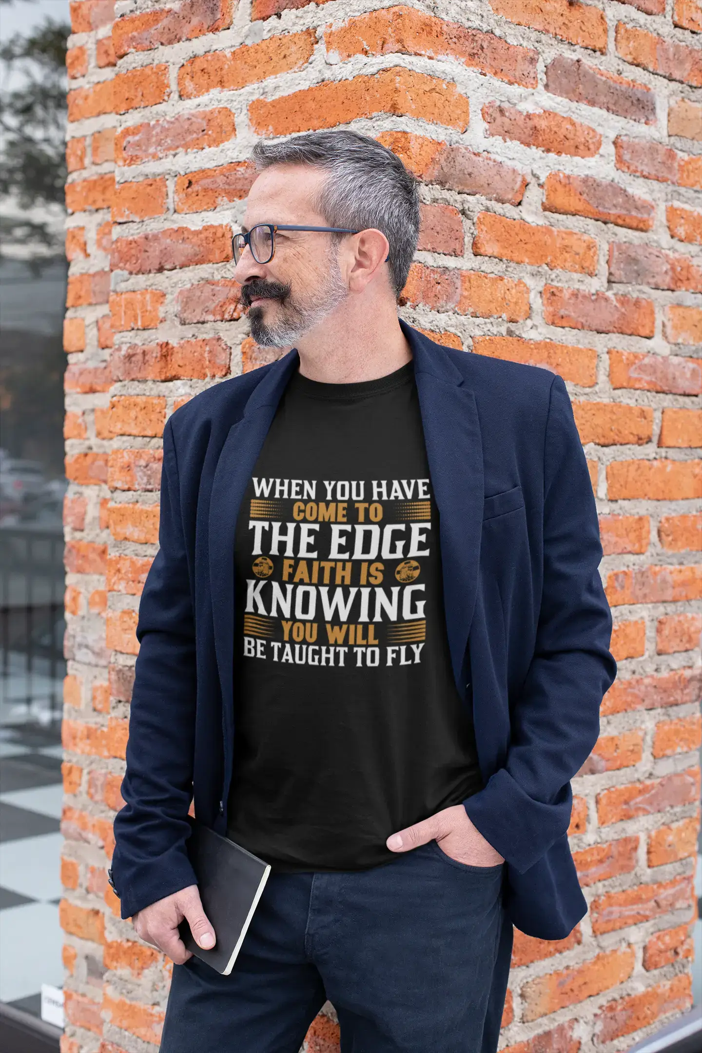 Hot Buy ULTRABASIC Men's T-Shirt Faith is Knowing You Will be Taught to Fly - Religious Shirt Hot Buy ULTRABASIC Men's T-Shirt Faith is Knowing You Will be Taught to Fly - Religious Shirt