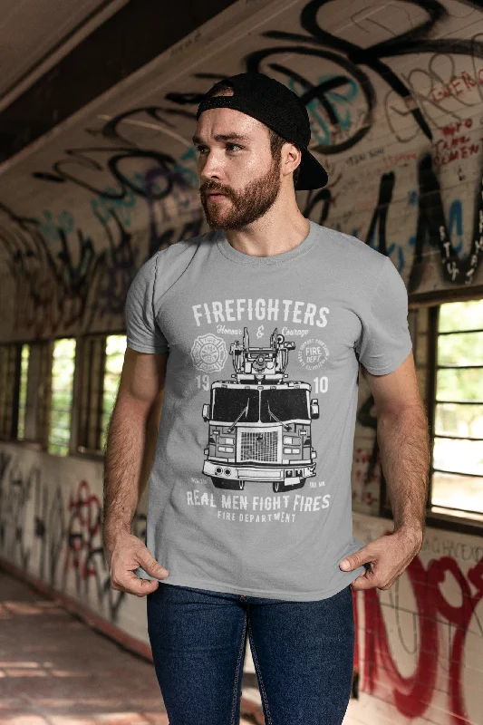 Weekend Specials to Enjoy ULTRABASIC Men's T-Shirt Real Men Fire Fighters 1910 - Honour and Courage Weekend Specials to Enjoy ULTRABASIC Men's T-Shirt Real Men Fire Fighters 1910 - Honour and Courage