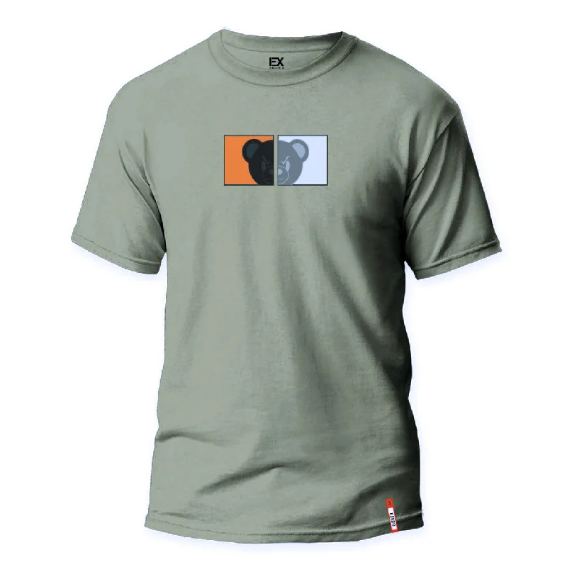 Big Deal Attitude 8X Street T-Shirt - Olive Green