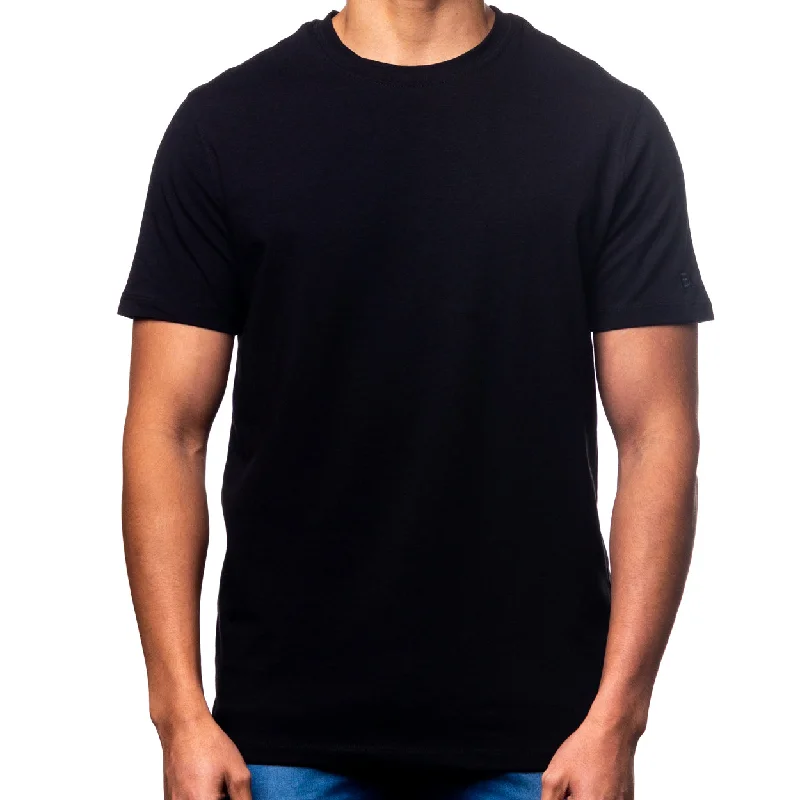 Year-End Clearance Essential Crew Neck T-Shirt - Black