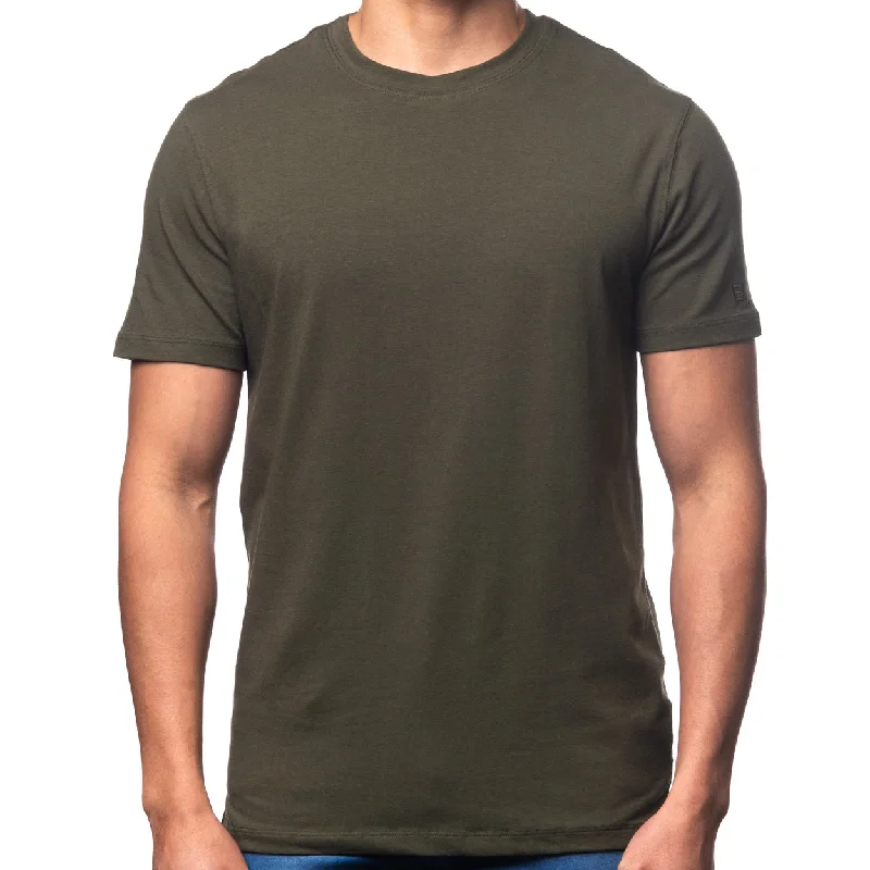 Shop the Weekend Away Essential Crew Neck T-Shirt - Olive