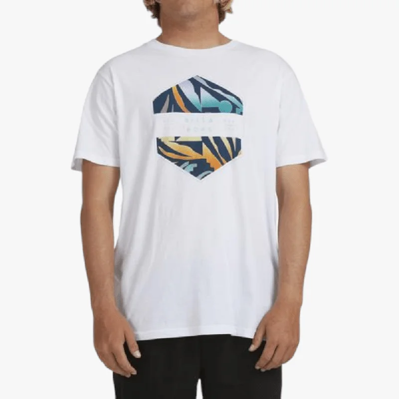 Closeout Sale Billabong Mens Access Short Sleeve Tee Wht