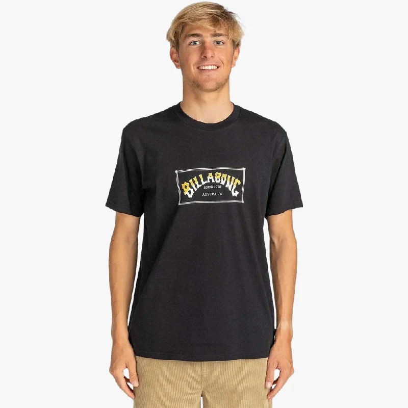Referral Discount Billabong Mens Arch Short Sleeve Tee Black