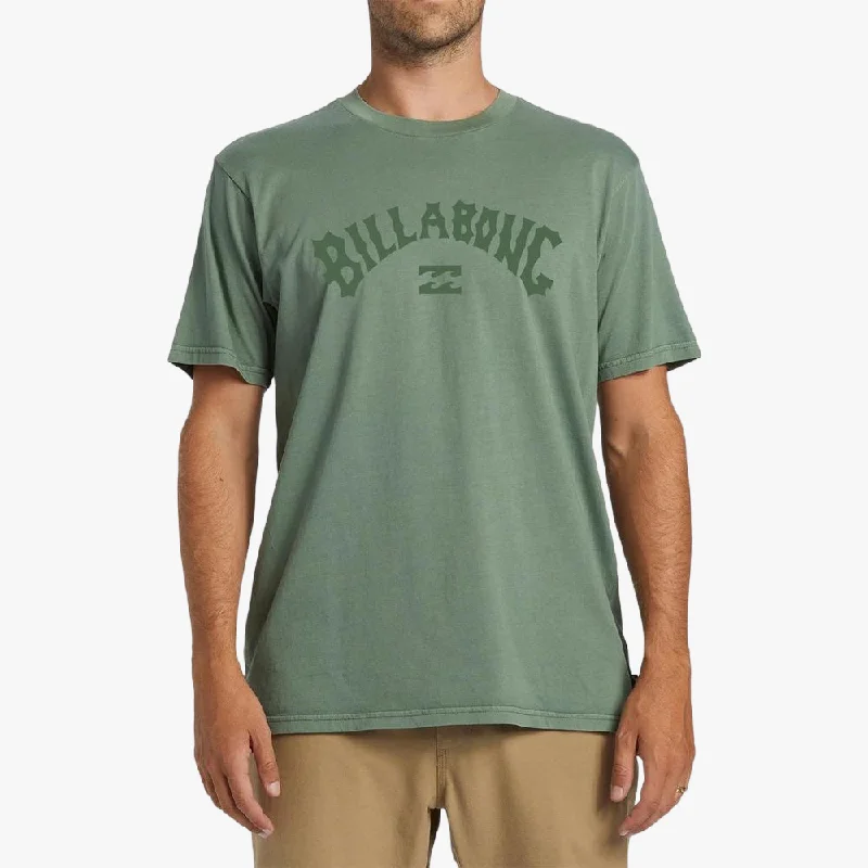Sale Alert Billabong Mens Arch Wave Short Sleeve Tee Hunter