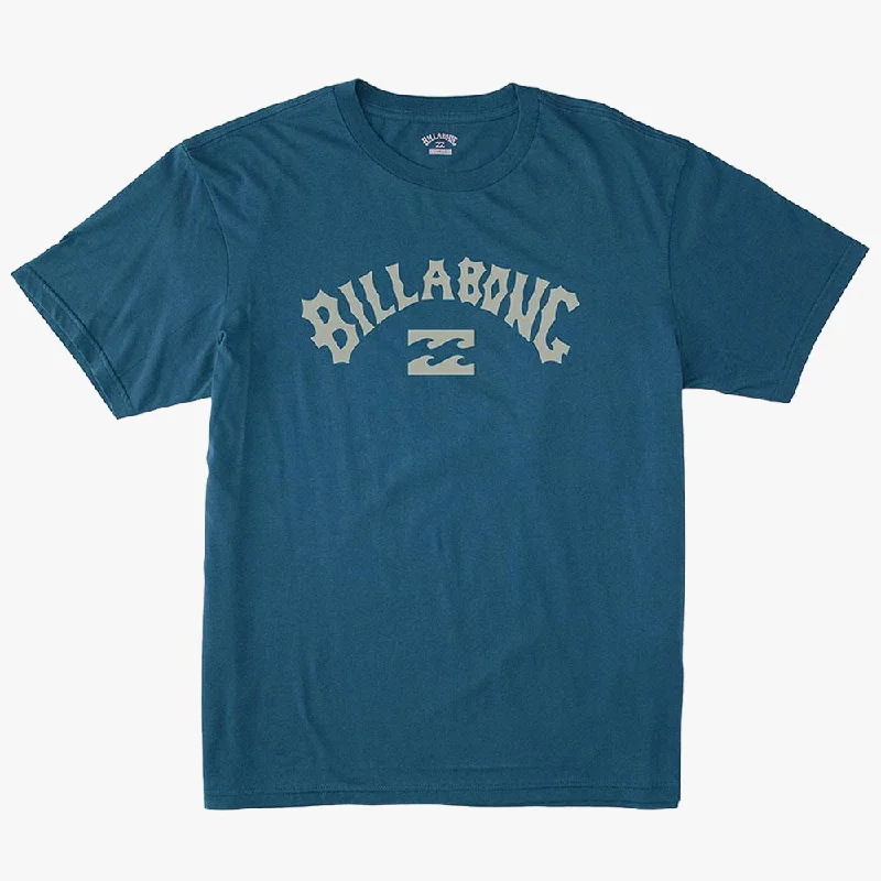 Today Only Billabong Mens Arch Wave Short Sleeve Tee Washed Navy