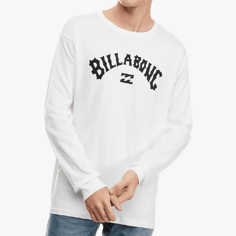 Sale Alert Billabong Mens Arch Waves Long Sleeve Tee White